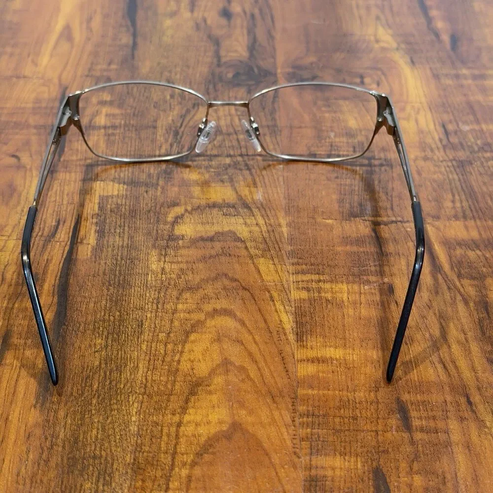 Charmant CH12121 Pure Titanium 53-16-135 BR Rhinestone Accent Eyeglasses Frames
